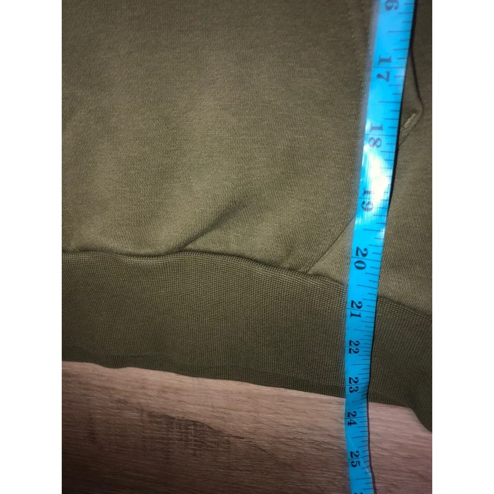 Adidas Originals Circle Logo‎ Hoodie Men's S Olive  Green